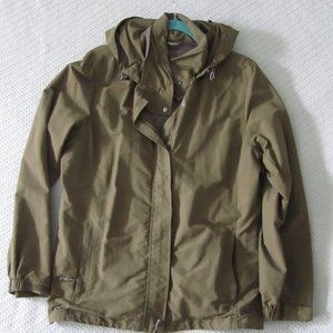Lands' End Women's Olive Rain Jacket